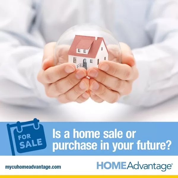 hands holding house is a home sale or purchase in your future? 